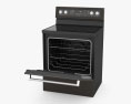 KitchenAid Five Element Electric Convection Range Black Stainless Steel 3D-Modell