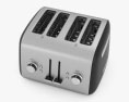 KitchenAid 4-Slice Toaster with Manual High-Lift Lever Onyx Black 3D模型