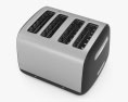 KitchenAid 4-Slice Toaster with Manual High-Lift Lever Onyx Black Modello 3D