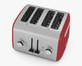 KitchenAid 4-Slice Toaster with Manual High-Lift Lever Empire Red Modelo 3D