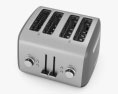 KitchenAid 4-Slice Toaster with Manual High-Lift Lever Contour Silver Modelo 3D