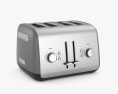 KitchenAid 4-Slice Toaster with Manual High-Lift Lever Contour Silver 3d model