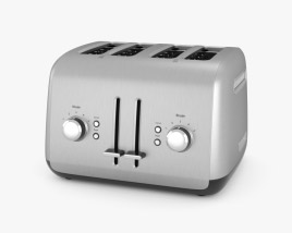 KitchenAid 4-Slice Toaster with Manual High-Lift Lever Brushed Stainless Steel 3D模型