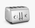 KitchenAid 4-Slice Toaster with Manual High-Lift Lever Brushed Stainless Steel Modello 3D