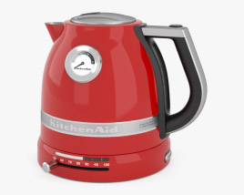 KitchenAid Pro Line Series Electric Kettle Candy Apple Red 3D 모델 