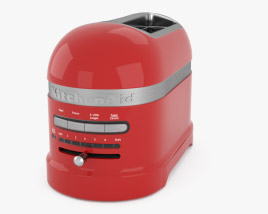 KitchenAid Pro Line 2 Slice Automatic Toaster Candy Apple Red 3D model