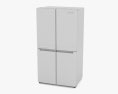 KitchenAid 36 inch Counter Depth 4 Door Refrigerator 3D模型
