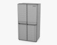 KitchenAid 36 inch Counter Depth 4 Door Refrigerator 3D模型