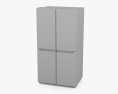 KitchenAid 36 inch Counter Depth 4 Door Refrigerator Modelo 3d