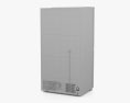 KitchenAid 36 inch Counter Depth 4 Door Refrigerator Modèle 3d