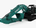 Kobelco SK300LC Excavator 2020 3d model