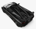 Koenigsegg Agera R 2017 3D-Modell Draufsicht