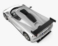 Koenigsegg CCGT 2010 3D模型 顶视图