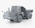 Komatsu HM250 Muldenkipper 2012 3D-Modell clay render