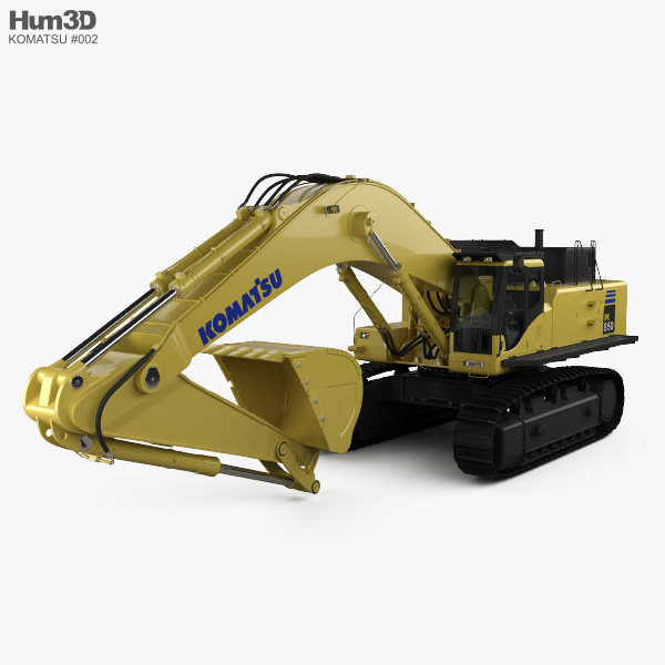 Komatsu PC850 Excavator 2015 3D model