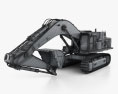 Komatsu PC850 Escavatore 2015 Modello 3D wire render