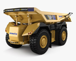 Komatsu AHS Dump Truck 2016 3D model