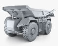 Komatsu AHS 덤프 트럭 2016 3D 모델  clay render