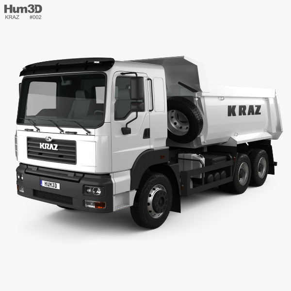 KrAZ C26.2M Tipper Truck 2016 3D model