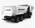 KrAZ C26.2M 自卸式卡车 2016 3D模型 后视图