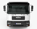 KrAZ C26.2M 덤프 트럭 2016 3D 모델  front view