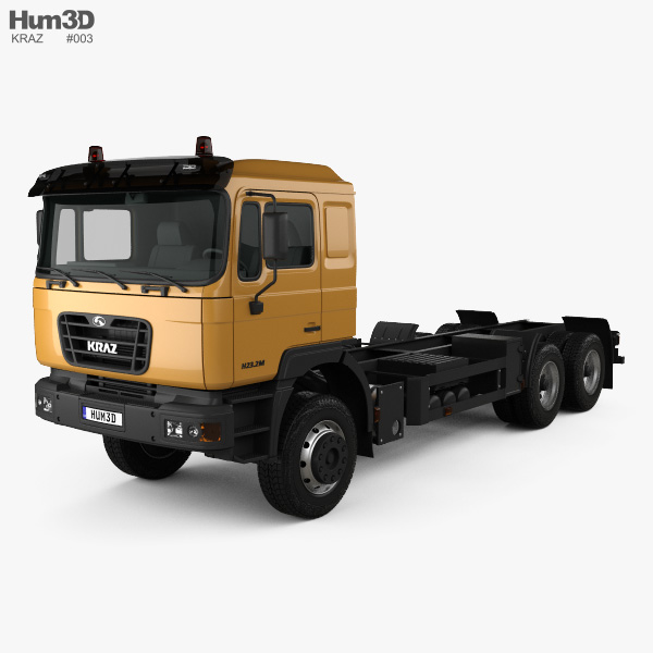 KrAZ H23.2M Chassis Truck 2015 3D model