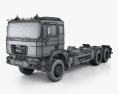 KrAZ H23.2M Chassis Truck 2015 3d model wire render