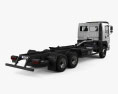 KrAZ 6511 Вантажівка шасі 2017 3D модель back view