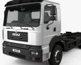 KrAZ 6511 Chassis Truck 2017 3d model