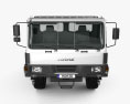 KrAZ 7634HE Camion Telaio 2018 Modello 3D vista frontale