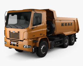 3D model of KrAZ C20.2 Dumper Truck 2016