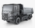 KrAZ C20.2 Dumper Truck 2016 3d model wire render