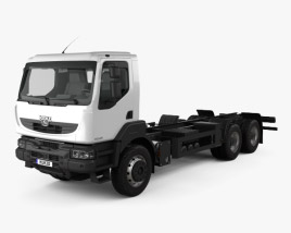 KrAZ H23.2R Camion Châssis 2016 Modèle 3D