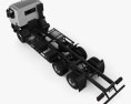 KrAZ H23.2R Chassis Truck 2016 3d model top view