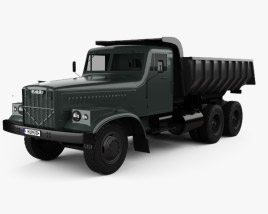 3D model of KrAZ 256B Dump Truck 2016