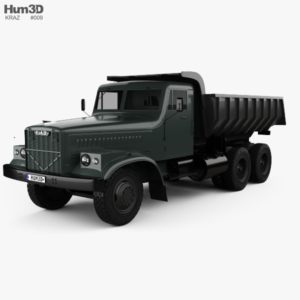 KrAZ 256B Dump Truck 2016 3D model