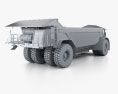 Kress 200CIII Coal Hauler 2022 3D 모델  clay render