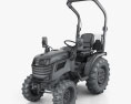 Kubota B1181 Tractor 2020 3d model wire render