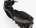 Kymco Grand Dink 300 2016 3Dモデル top view