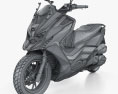 Kymco DT X360 2024 Modelo 3d wire render