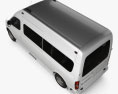 LDV V80 L2H3 Mini onibus 2017 Modelo 3d vista de cima