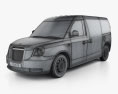 LEVC LCV 2022 3D-Modell wire render
