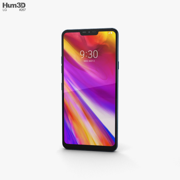 LG G7 ThinQ Moroccan Blue 3D-Modell