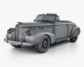 LaSalle Кабриолет купе (40-5267) 1940 3D модель wire render