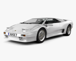 3D model of Lamborghini Diablo VT 1993