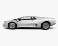 Lamborghini Diablo VT 1993 3D模型 侧视图