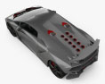 Lamborghini Sesto Elemento 2014 3D-Modell Draufsicht