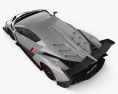 Lamborghini Veneno 2013 3D模型 顶视图