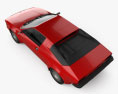 Lamborghini Jalpa P350 1984 3D模型 顶视图