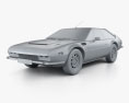 Lamborghini Jarama 400 GTS 1976 3D-Modell clay render